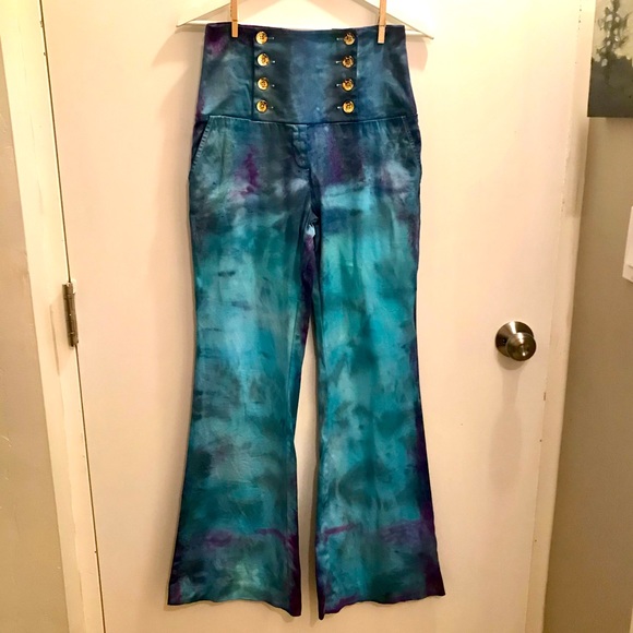 One-of-a-kind Hand-painted Marciano Sailor Trouser - Picture 2 of 15